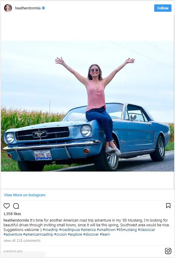 Heather Storm Age 26 Needs Car Lover Husband; Love For Cars Reflect